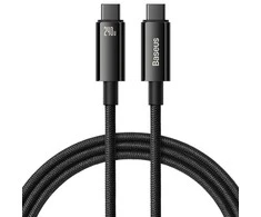 Baseus USB-C USB-C kabelis Tungsten Gold 240W 3m