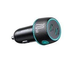 Automobilinis įkroviklis Joyroom CCN02, 2x USB-C PD 70W (juodas)