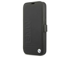 Dėklas Apple iPhone 13 Mini BMW Book Signature (BMFLBKP13SSLLBK) juodos spalvos