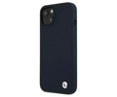 Apple iPhone 13 Mini BMW dėklas silikoninis Signature (BMHCP13SSILNA) mėlynos spalvos