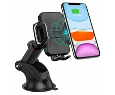 Telefono laikiklis automobiliui CHOETECH, su belaidžio įkrovimo funkcija, 15W