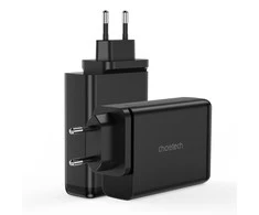 Kroviklis CHOETECH GaN 2x USB Type-C, 2x USB Type-A: 140W, PD3.1, QC3.0