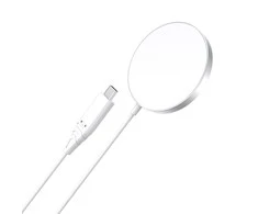 Belaidis įkroviklis CHOETECH, 15W, magnetinis, baltas