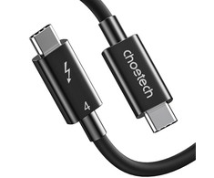 Kabelis CHOETECH Thunderbolt 4, USB-C - USB-C, 40Gbps, 100W, 20V/ 5A, 8K/ 60Hz, 0.8m