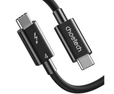 Kabelis CHOETECH Thunderbolt 4, USB-C - USB-C, 40Gbps, 100W, 20V/ 5A, 8K/ 60Hz, 0.8m