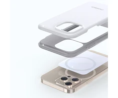 Choetech MFM Anti-drop MagSafe Apple iPhone 13 Pro dėklas telefonui baltos spalvos (PC0113-MFM-WH)