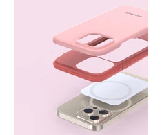 Choetech MFM Anti-drop MagSafe Apple iPhone 13 Pro Max dėklas telefonui rožinės spalvos (PC0114-MFM-PK)