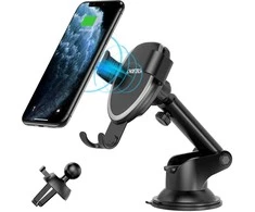 Telefono laikiklis automobiliui CHOETECH, su belaidžio įkrovimo funkcija, 10W