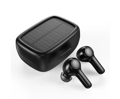 Ausinės TWS Choetech Solar sport (juoda)