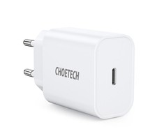 Choetech Q5004 EU USB-C tinklo įkroviklis, 20 W (baltas)