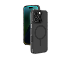 AmazingThing Titan Pro Mag dėklas su Magnetic Ring skirtas Apple iPhone 16 Pro – juodos spalvos