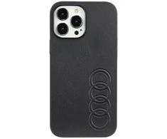 Apple iPhone 13 Pro Max Audi Synthetic odinis dėklas (AU-TPUPCIP13PM-TT/D1-BK) juodos spalvos