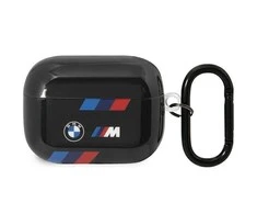 BMW Tricolor Stripes - dėklas skirtas AirPods Pro 2 (Juodas)