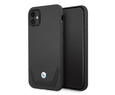 Apple iPhone 11 BMW dėklas odinis Perforate (BMHCN61RSWPK) juodos spalvos