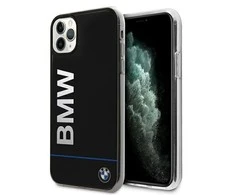 Apple iPhone 11 Pro Max BMW dėklas Signature Printed Logo (BMHCN65PCUBBK) juodos spalvos