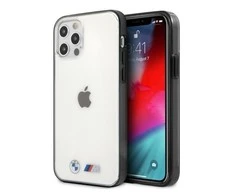 Apple iPhone 12 Pro Max BMW dėklas Sandblast (BMHCP12LMBTOK) skaidrus