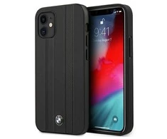 Apple iPhone 12 Mini BMW dėklas Signature Tire Marks (BMHCP12STTBK) juodos spalvos