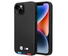 Apple iPhone 14 Plus BMW odinis dėklas Stamp Tricolor MagSafe (BMHMP14M22PTDK) juodos spalvos