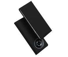 Dux Ducis Skin Pro Realme 11 atverčiamas Card Wallet su stoveliu dėklas telefonui juodos spalvos