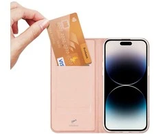 Dėklas Dux Ducis Skin Pro Apple iPhone 15 Pro rožinio aukso