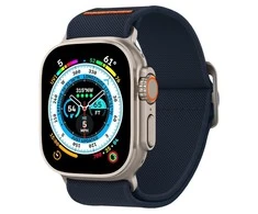 Dėklas Spigen Fit Lite Ultra Apple Watch 4 / 5 / 6 / 7 / 8 / 9 / SE / Ultra (42 / 44 / 45 / 49 mm) mėlynos spalvos