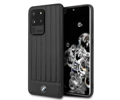 Samsung Galaxy S20 Ultra BMW dėklas Signature (BMHCS69POCBK) juodos spalvos