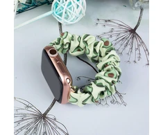 Hurtel Apyrankė laikrodžiui Apple Watch 7/6/5/4/3/2 / SE (45/44 / 42mm) strap bracelet avocado elastic bracelet