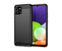 Hurtel Carbon dėklas Flexible Cover Samsung A03S EU (166.5) dėklas telefonui juodos spalvos