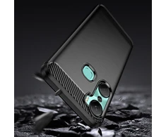 Hurtel Carbon Infinix Hot 12 Pro flexible silikoninis carbon dėklas telefonui juodos spalvos