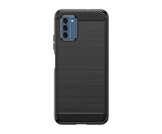 Hurtel Carbon Silikoninis Nokia C300 – dėklas telefonui juodos spalvos