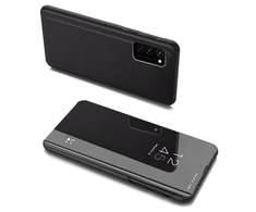 Hurtel Clear View dėklas flip cover Samsung Galaxy A03s (166.5) dėklas telefonui juodos spalvos