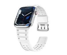 Hurtel Apyrankė Triple Protection Apple Watch SE, 9, 8, 7, 6, 5, 4, 3, 2, 1 (41, 40, 38 mm) baltos spalvos