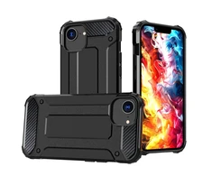 Hurtel Hybrid Armor Dėklas skirtas Apple iPhone 16e - juodos spalvos