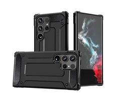 Hurtel Hybrid Armor Dėklas skirtas Xiaomi Redmi Note 14 5G – juodos spalvos