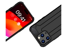 Hurtel Apple iPhone 15 Pro Hybrid Armor – dėklas telefonui juodos spalvos