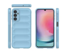 Hurtel Magic Shield Samsung Galaxy A24 4G flexible armored light dėklas telefonui mėlynos spalvos