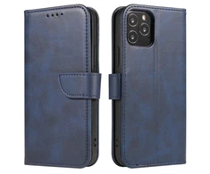Hurtel Magnet dėklas elegant flip cover case with stand function Xiaomi Redmi Note 11 Pro+ 5G (China) / 11 Pro 5G (China) / Mi11i HyperCharge / POCO X4 NFC mėlynos spalvos