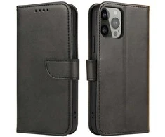 Hurtel Magnet atverčiamas and wallet Tecno Spark 10 Pro – dėklas telefonui juodos spalvos