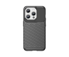 Hurtel Armored Apple iPhone 15 Pro Thunder – dėklas telefonui juodos spalvos