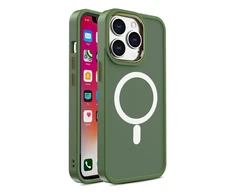Hurtel Armored magnetic Apple iPhone 14 Plus MagSafe Color Matte - dėklas telefonui žalios spalvos