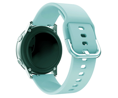 iLike Hurtel Silicone Apyrankė TYS band skirta Samsung Galaxy Watch 40 / 41 / 42 / 43 / 44 mm - turquoise
