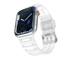 Hurtel Apyrankė Triple Protection Apple Watch SE, 9, 8, 7, 6, 5, 4, 3, 2, 1 (41, 40, 38 mm) skaidri