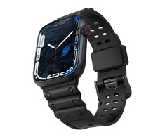 Hurtel Apyrankė Triple Protection Apple Watch SE apyrankė, 9, 8, 7, 6, 5, 4, 3, 2, 1 (41, 40, 38 mm) juodos spalvos