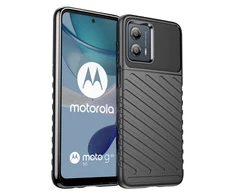 Hurtel Thunder Motorola Moto G53 silikoninis armor dėklas telefonui juodos spalvos