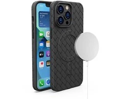 Hurtel MagSafe Woven Apple iPhone 15 Pro Max – dėklas telefonui juodos spalvos