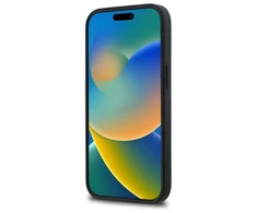 Karl Lagerfeld KLHCP15S3DRKSDLK Apple iPhone 15 6.1" dėklas telefonui juodos spalvos 3D Rubber Signature