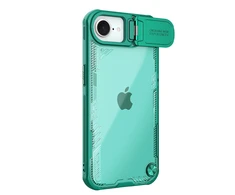 Nillkin Iceblade Prop dėklas su Lens dėklas and Stand skirtas Apple iPhone 16e – žalios spalvos