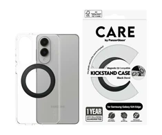 Panzer Glass Dėklas CARE by PanzerGlass Feature Juodas Kickstand &amp; QI skirta Samsung Galaxy S25 Edge skaidrus