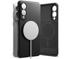 Ringke Onyx Magnetic Magsafe dėklas skirtas Samsung Galaxy S25 Edge – juodos spalvos