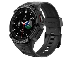 Dėklas Spigen Rugged Armor Pro, juodos spalvos – Samsung Galaxy Watch6 Classic 47mm